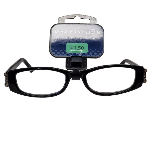 Magnivision Chelsea Readers +1.50 Black - Picture 2 of 6